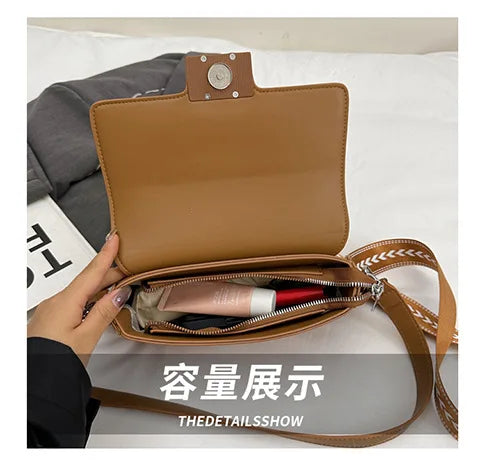 2025 Spring Summer Vintage Square Bag Luxe Underarm Purse for Women Fashion Shoulder Tote Versatile Bag Chic Commuter Bag