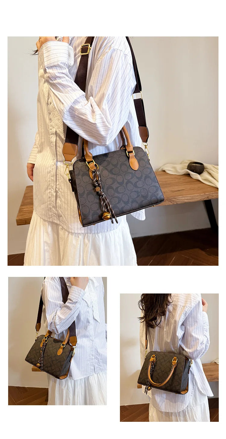 New Women's Large-Capacity Handbag - Classic Fashion Trendy, Retro Luxury Design, High-End Sense Bags for Women