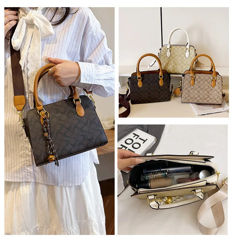 New Women's Large-Capacity Handbag - Classic Fashion Trendy, Retro Luxury Design, High-End Sense Bags for Women