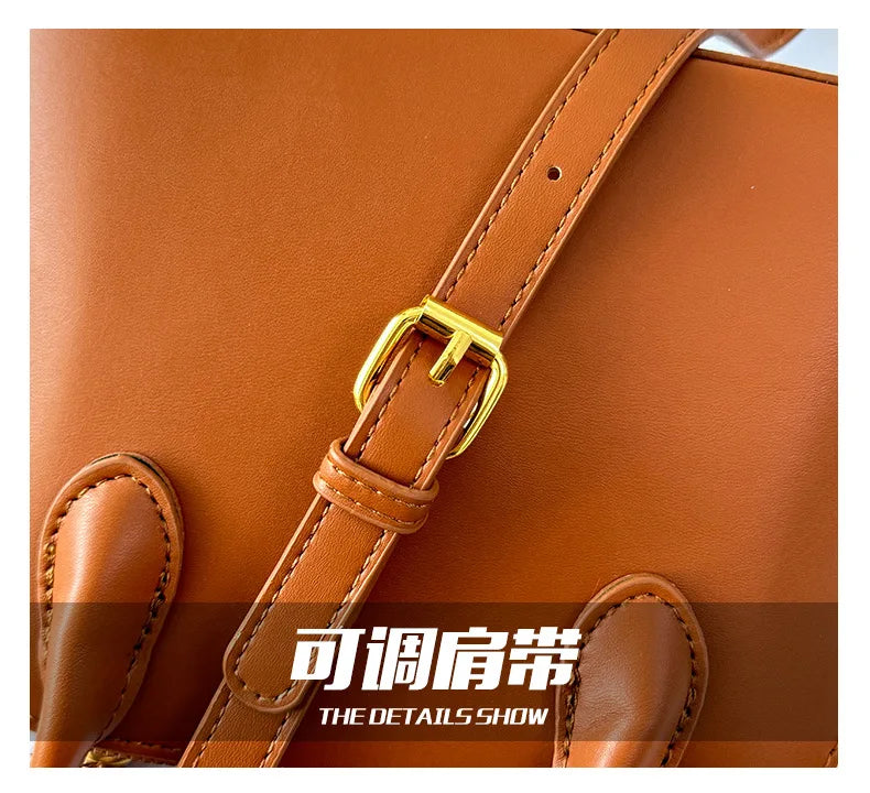 Shell Women's Bag New Personalized Fashion Versatile Rivet Handbag Versatile Large Capacity Shoulder Messenger Bag
