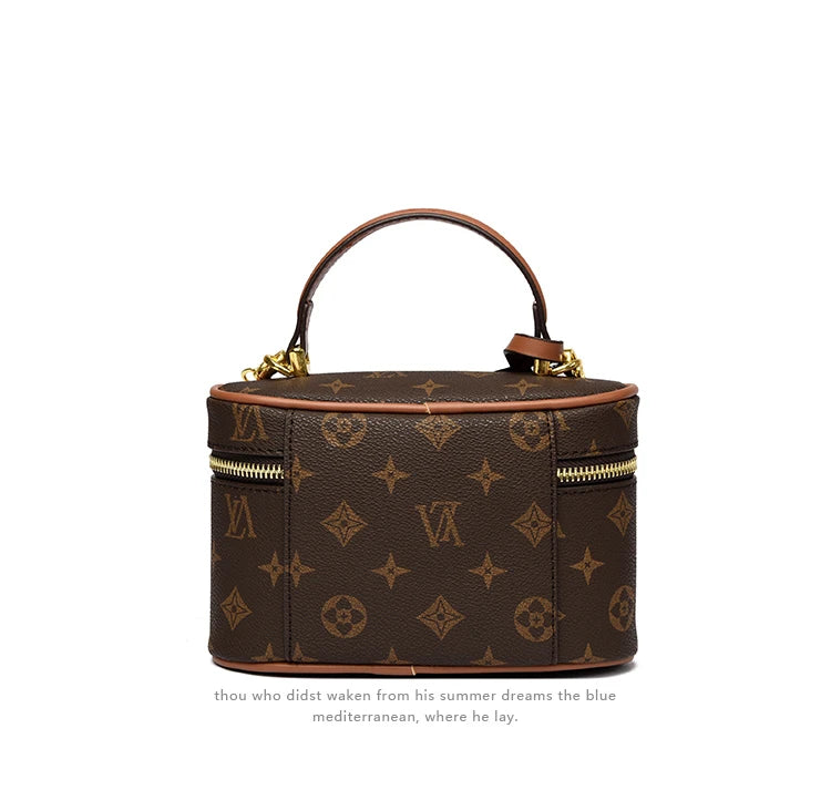 Famous Fashion Women's Zipper Crossbody Bag Paris Designer Inspired Vintage Handbag Suitable For Daily Use