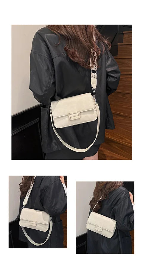2025 Spring Summer Vintage Square Bag Luxe Underarm Purse for Women Fashion Shoulder Tote Versatile Bag Chic Commuter Bag
