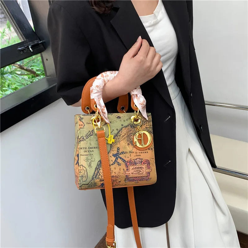 2025 New Studded Square Bag - Women's Stylish Crossbody Purse, Edgy Rivet Design, Versatile Shoulder Bag for Night Out