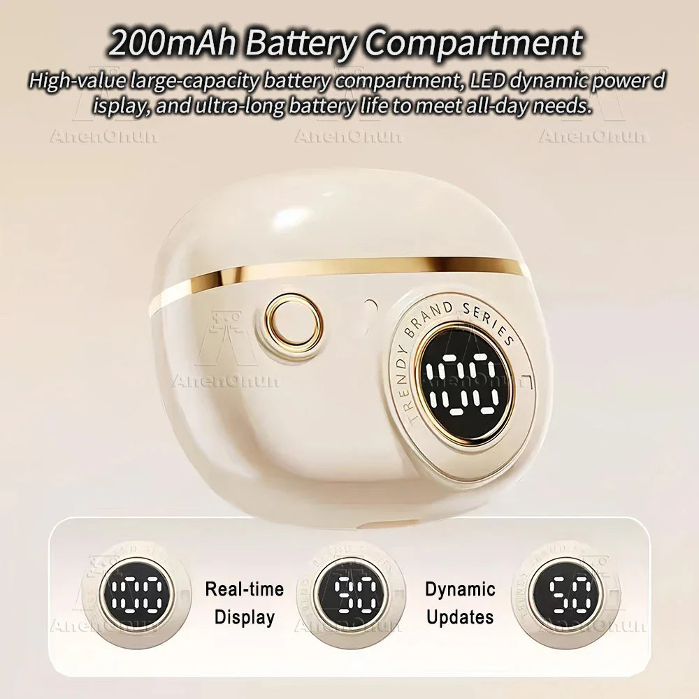 Earbuds Wireless Headphones TWS Bluetooth Earphones 28H Playtime ENC Noise Canceling IPX5 Waterproof Handsfree Headset - Pink