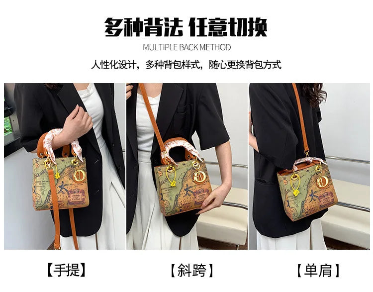2025 New Studded Square Bag - Women's Stylish Crossbody Purse, Edgy Rivet Design, Versatile Shoulder Bag for Night Out
