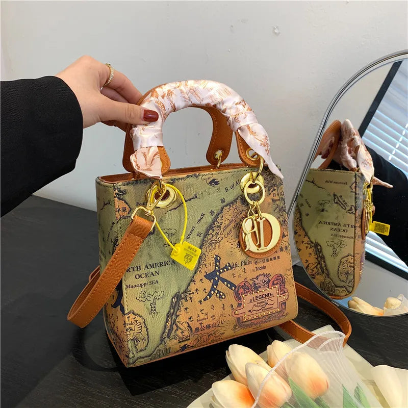 2025 New Studded Square Bag - Women's Stylish Crossbody Purse, Edgy Rivet Design, Versatile Shoulder Bag for Night Out