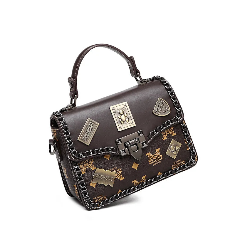 Classic High-End Shopper Bag For Women Featuring Vintage Design Large Capacity And Stylish Leather Material