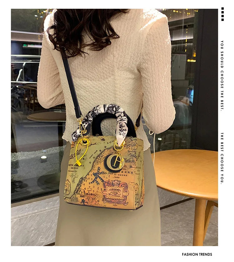 2025 New Studded Square Bag - Women's Stylish Crossbody Purse, Edgy Rivet Design, Versatile Shoulder Bag for Night Out