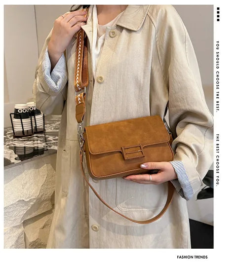 2025 Spring Summer Vintage Square Bag Luxe Underarm Purse for Women Fashion Shoulder Tote Versatile Bag Chic Commuter Bag