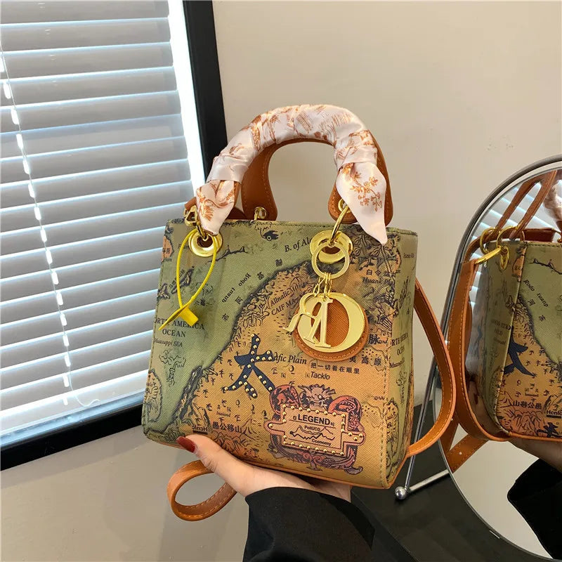 2025 New Studded Square Bag - Women's Stylish Crossbody Purse, Edgy Rivet Design, Versatile Shoulder Bag for Night Out