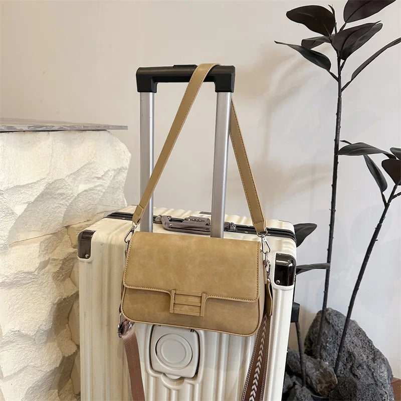 2025 Spring Summer Vintage Square Bag Luxe Underarm Purse for Women Fashion Shoulder Tote Versatile Bag Chic Commuter Bag